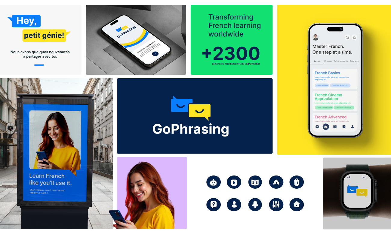 EdTech brand identity design