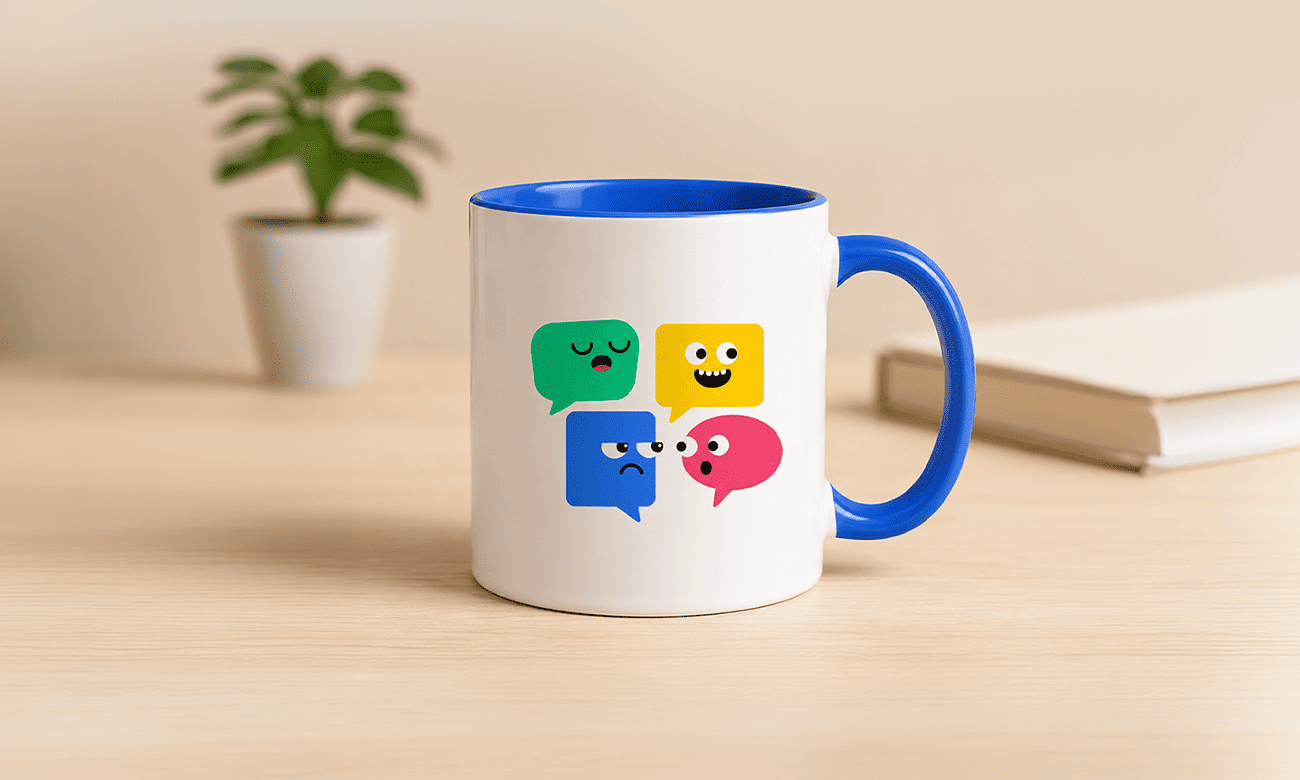 GoPhrasing branded mug mockup
