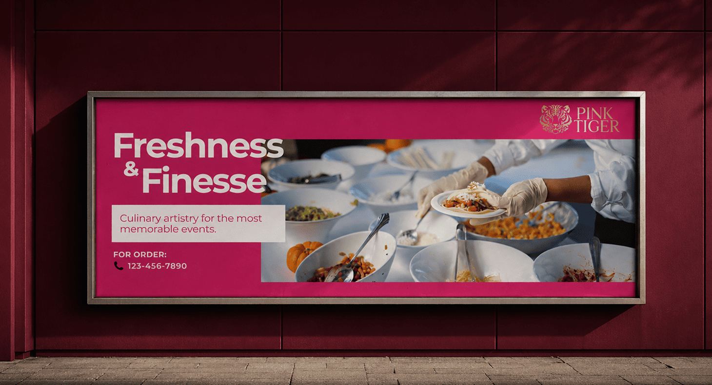Catering vehicle branding design