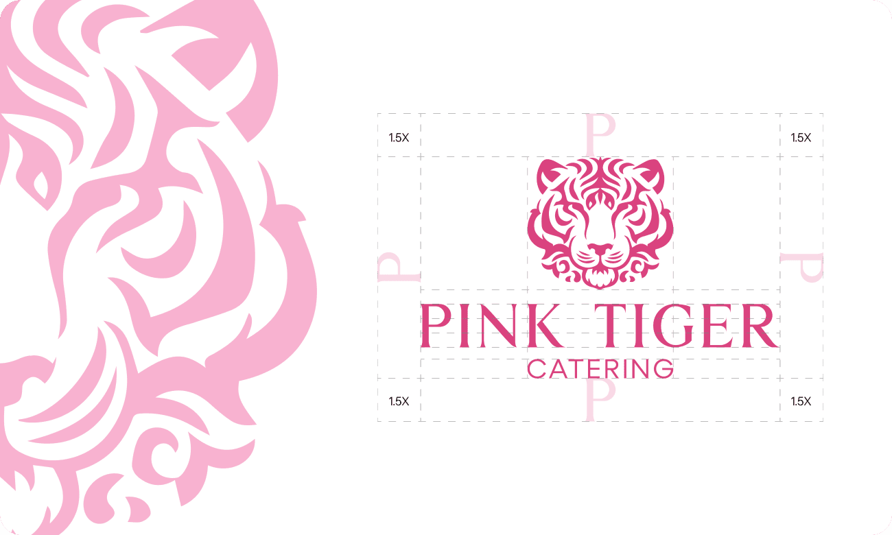 Pink Tiger brand colour palette